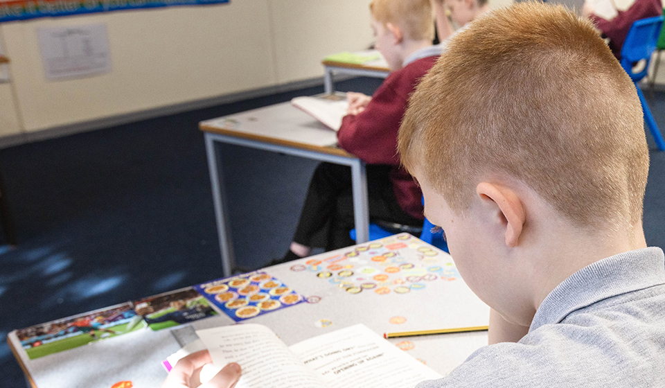 Pupils in the classroom